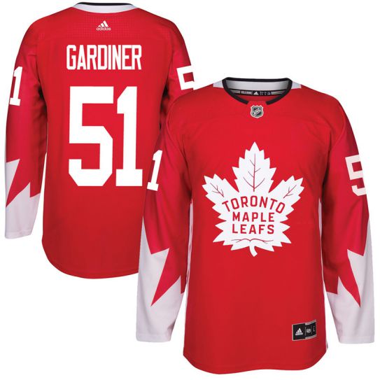 2017 NHL Toronto Maple Leafs Men #51 Jake Gardiner red jersey->toronto maple leafs->NHL Jersey